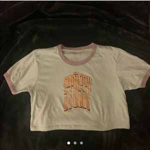 stüssy crop top